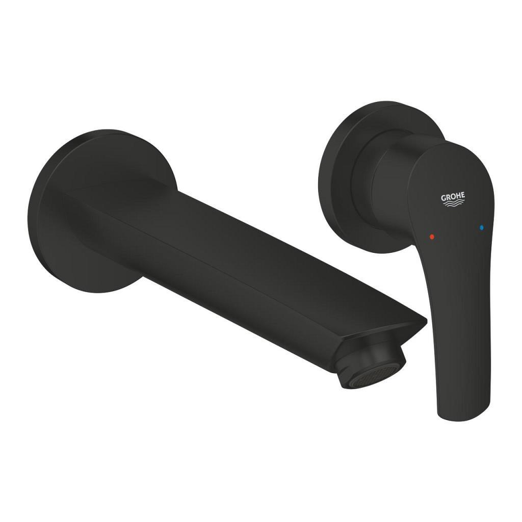 Grohe Eurosmart Duvardan Ankastre Lavabo Bataryası (Sıva Üstü Grubu) M-Boy, Mat Siyah, 293382433
