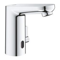 Grohe Get E Fotoselli Lavabo Bataryası Pilli, Çift Su Girişli, 36366002