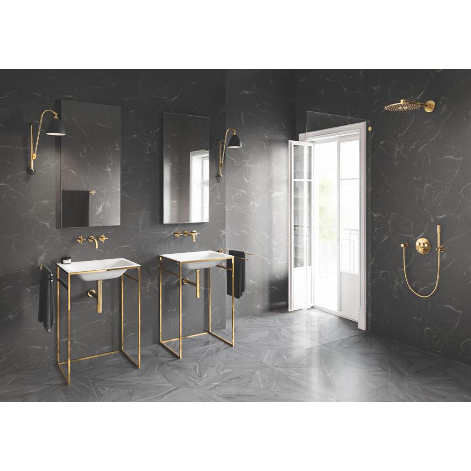 Grohe Grohtherm SmartControl Ankastre Termostatik Banyo/Duş Bataryası (Sıva Üstü Grubu), 3 Yollu, Altın, 29121GL0