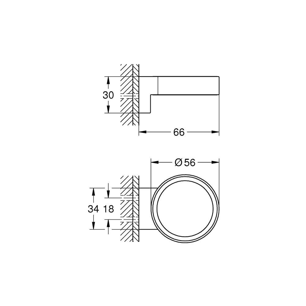 Grohe Selection Sabunluk Tutacağı Altın, 41027GL0