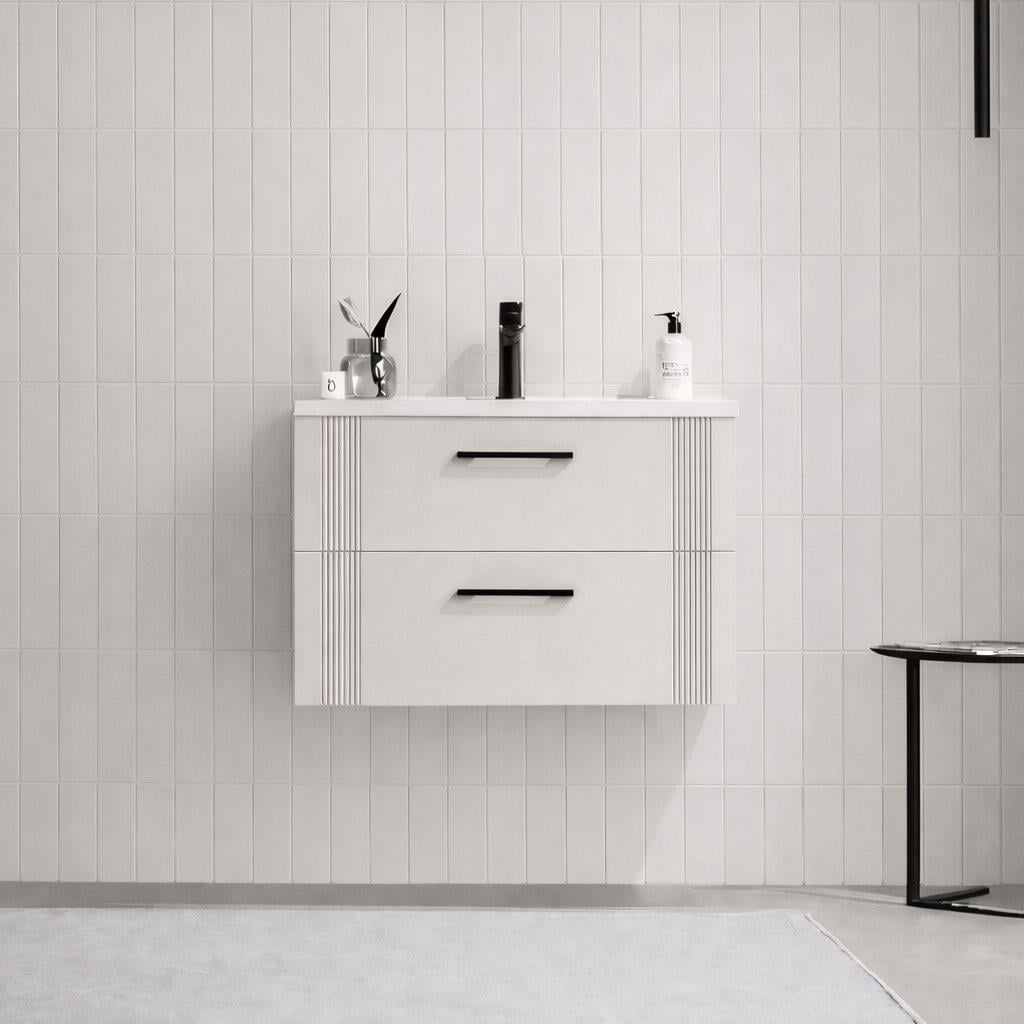 Orka Bari 65 cm Mat Kaşmir Banyo Dolabı Takımı (Dolaplı Ayna) , 5008230