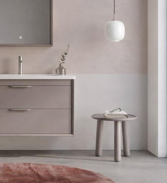 Orka Clay 100 cm Toprak Banyo Dolabı Alt Modül ve Lavabo (Çift Çekmeceli), 5004199