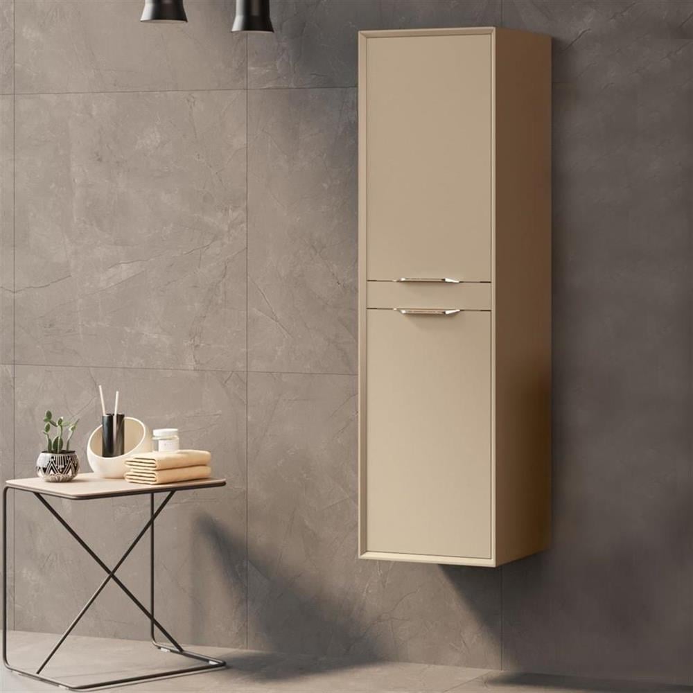 Orka Clay 40 cm Sahra Banyo Boy Çamaşır Dolabı