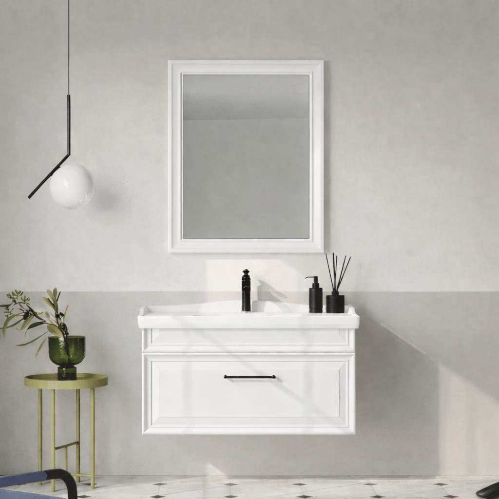 Orka Design Banyo Dolabı Takımı, 105 cm, Lake Mat Beyaz, 5000281