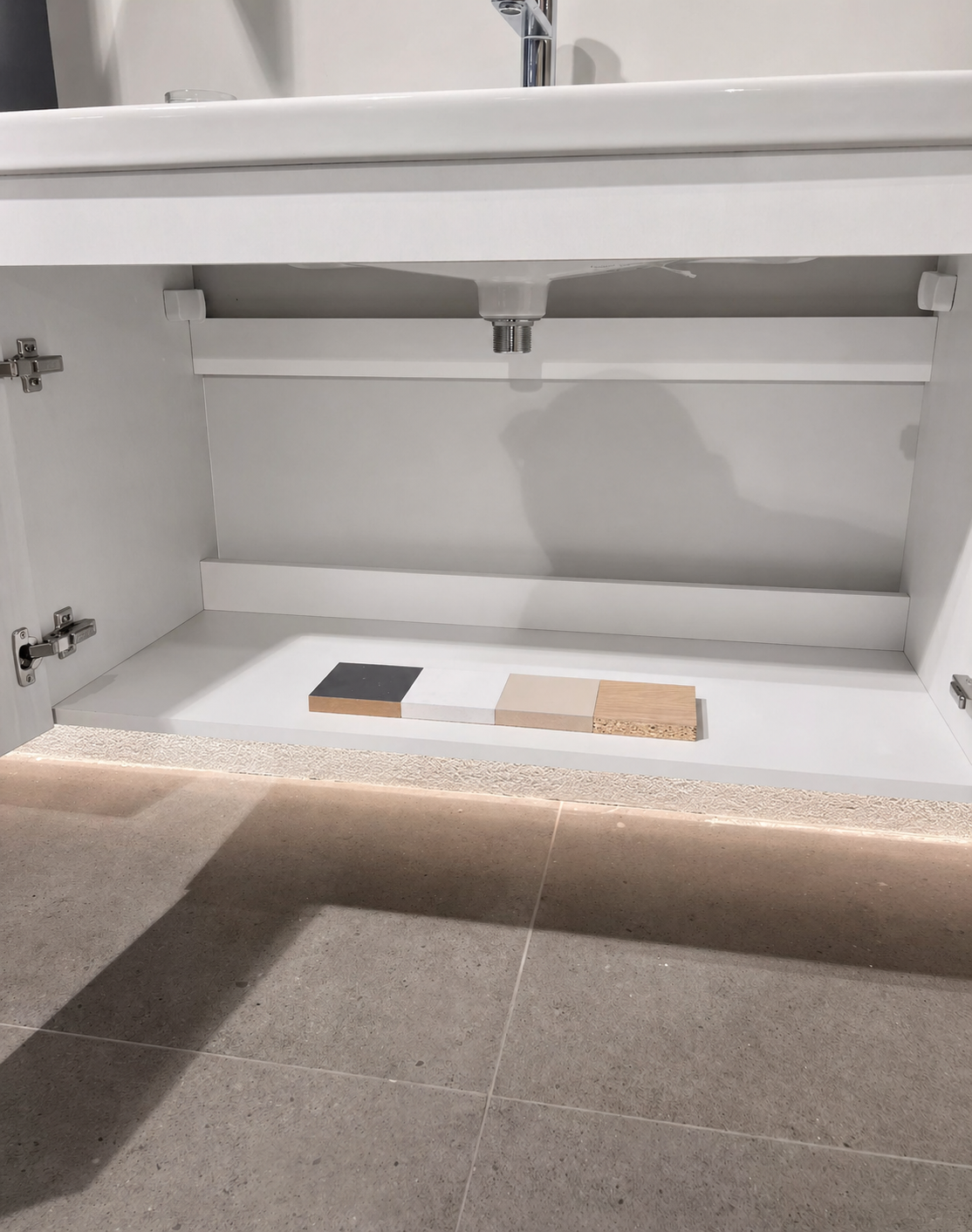 Orka Desna 100 cm, Mat Beyaz, Banyo Dolabı Takımı, (Dolaplı Ayna), 5008731
