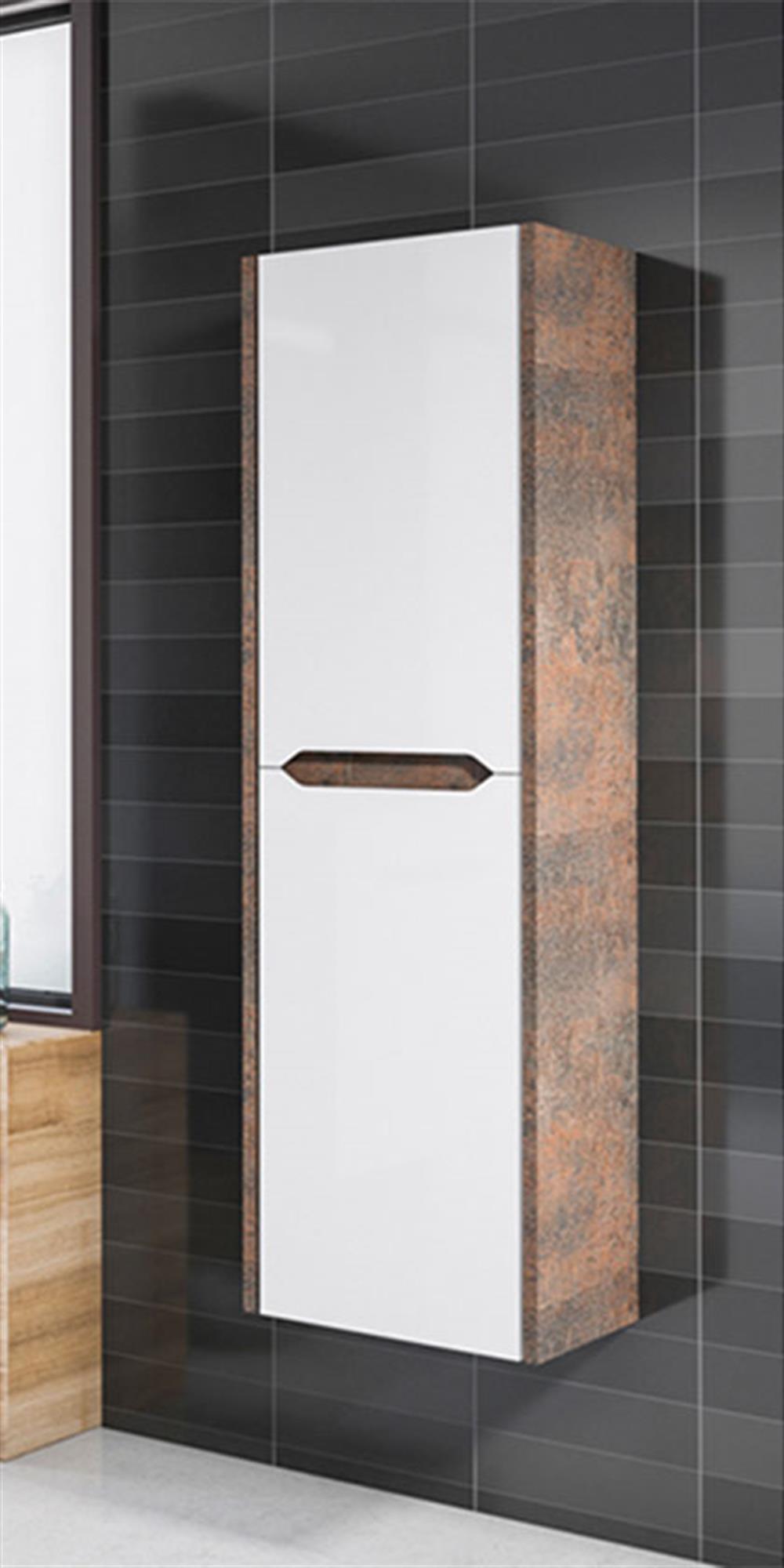 Orka Lago 40 cm Beyaz Banyo Boy Çamaşır Dolabı