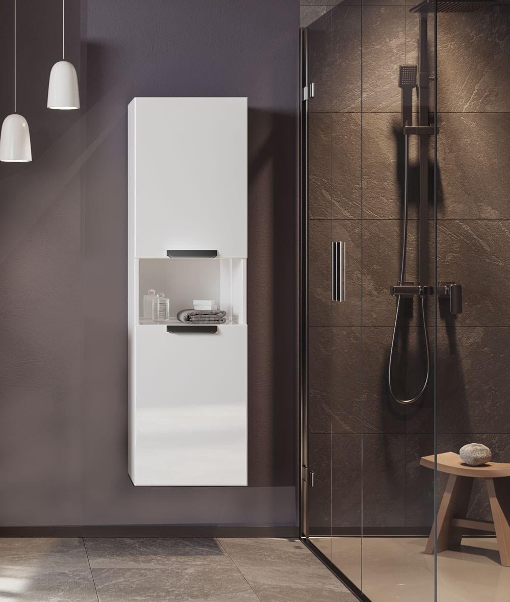 Orka Nova 40 cm Beyaz Banyo Boy Çamaşır Dolabı