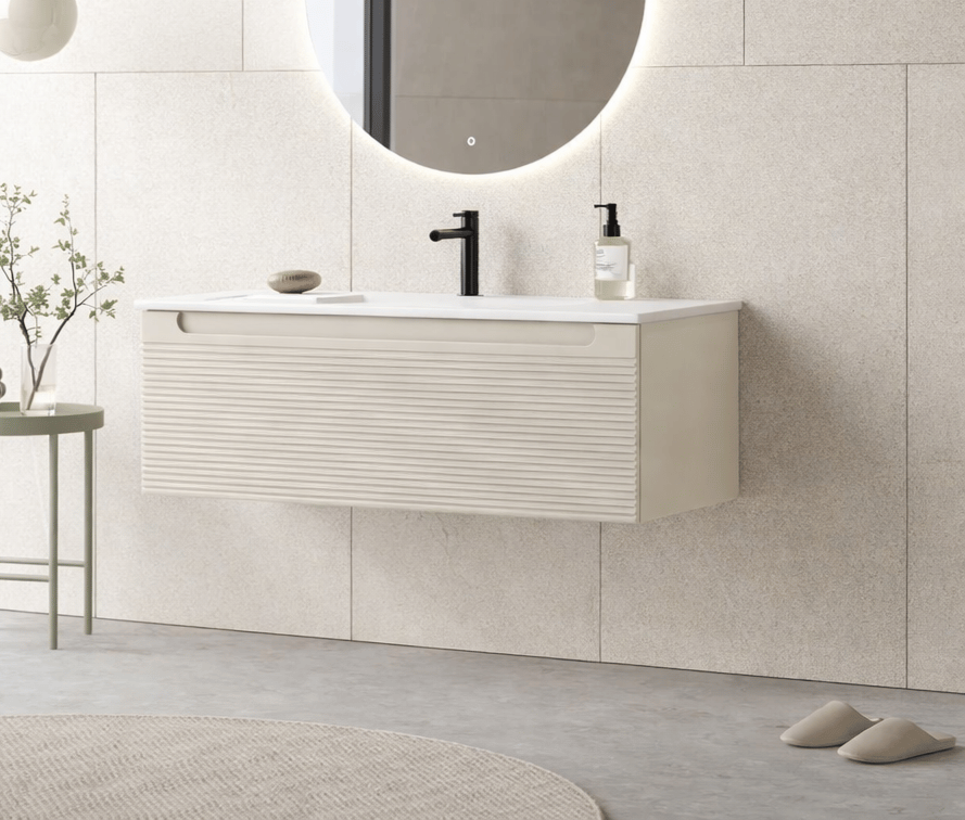 Orka Olbia 120 cm Mat Kaşmir Banyo Dolabı Alt Modül ve Lavabo , 5006684