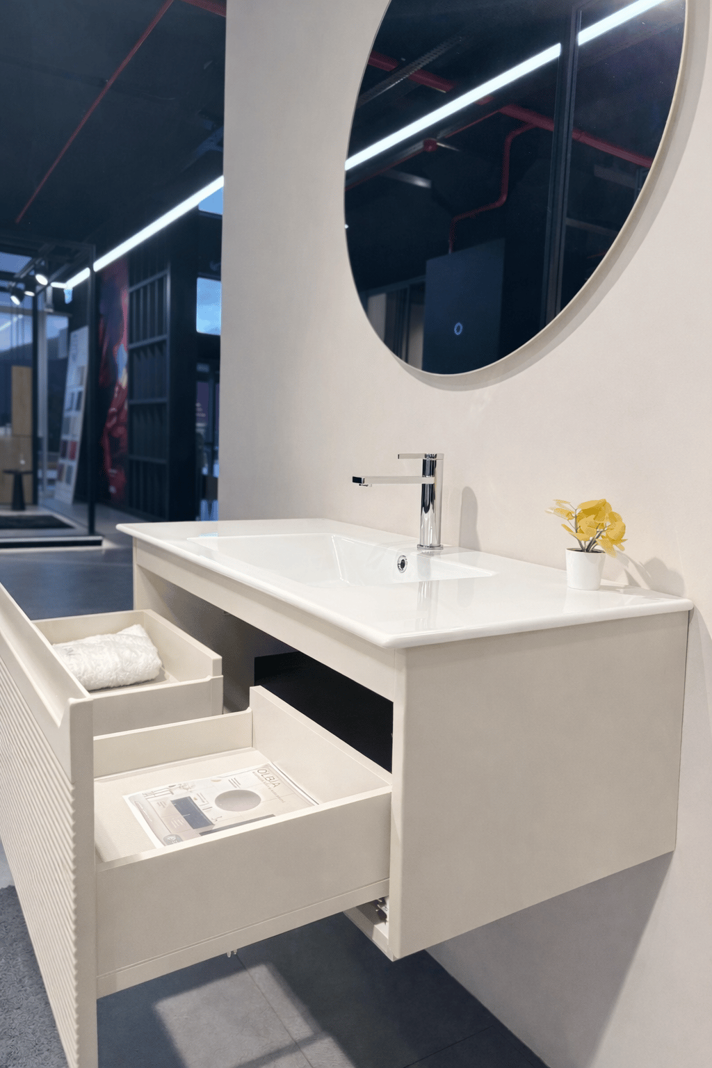 Orka Olbia 120 cm Mat Kaşmir Banyo Dolabı Alt Modül ve Lavabo , 5006684