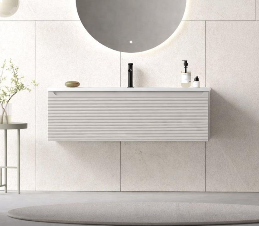 Orka Olbia 120 cm Mat Kaşmir Banyo Dolabı Alt Modül ve Lavabo , 5006684