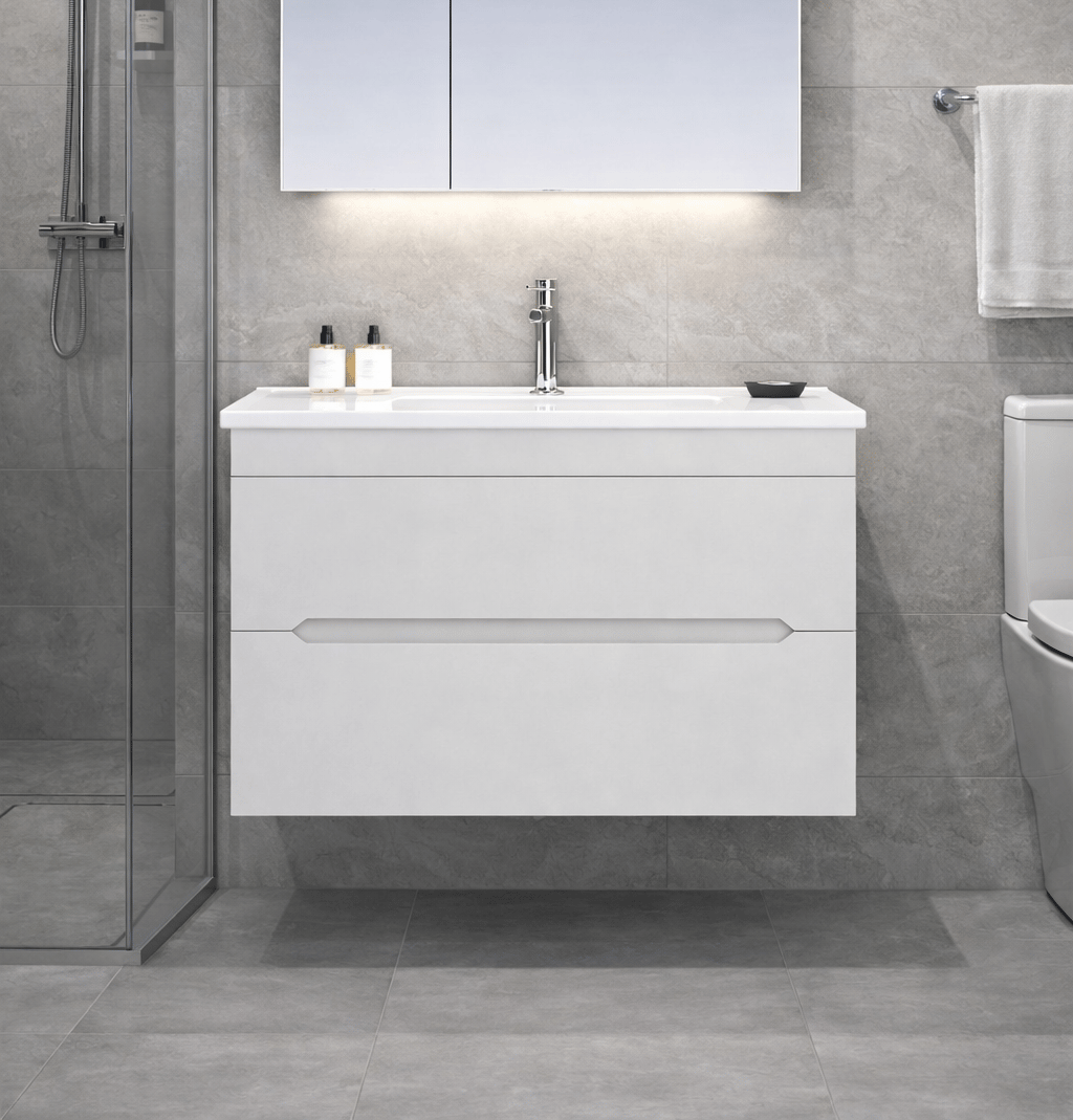 Orka Varna 80 cm Mat Lake Kaşmir Banyo Dolabı Alt Modül ve Lavabo, 5001866