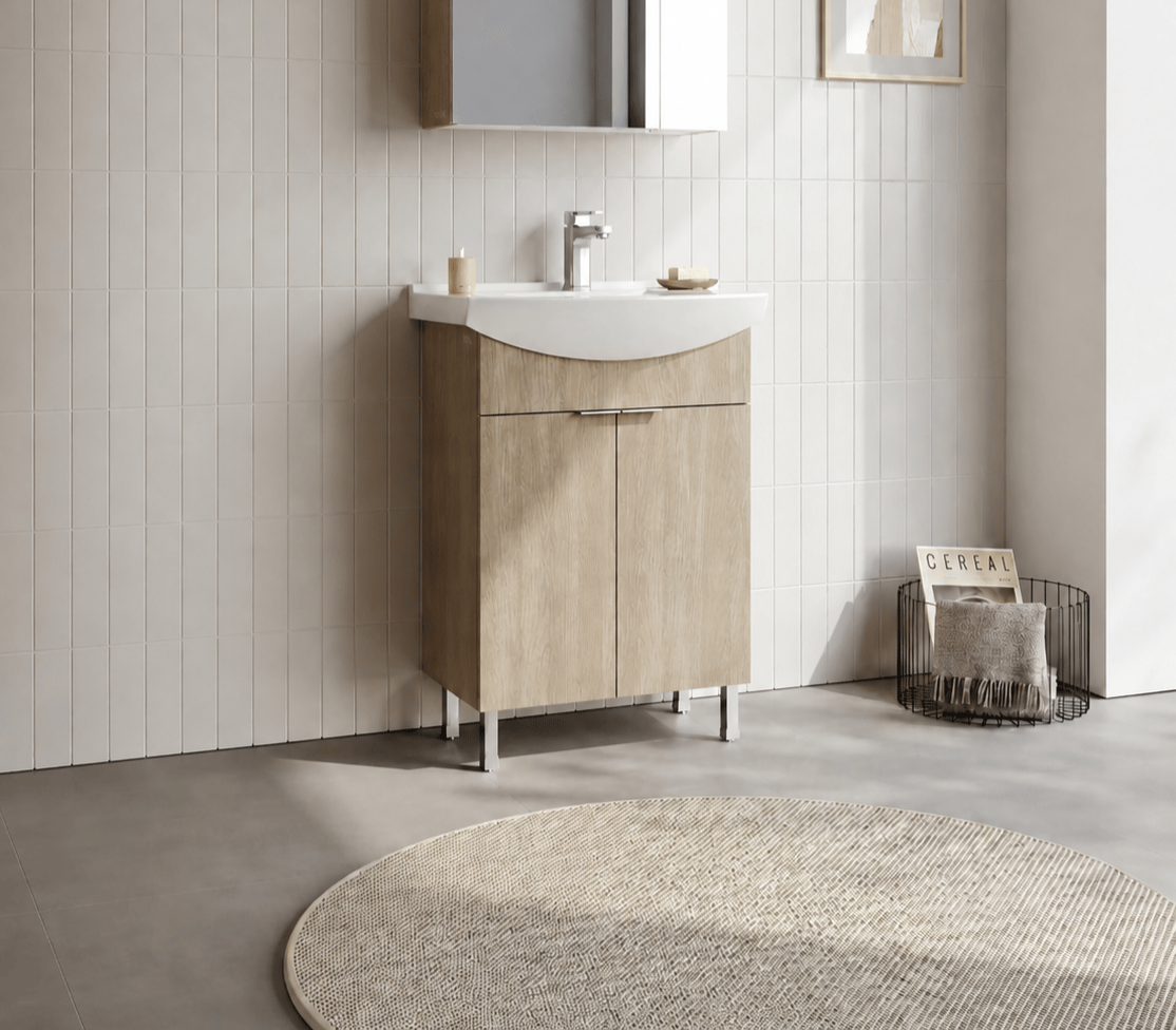 Orka Purus 65 cm, Budva, Banyo Dolabı Alt Modül Ve Lavabo, (Ayaklı), 5008447