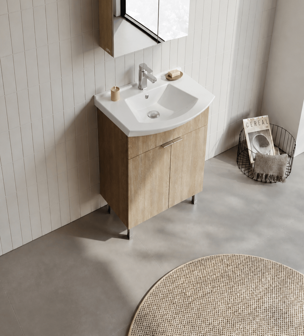 Orka Purus 65 cm, Budva, Banyo Dolabı Alt Modül Ve Lavabo, (Ayaklı), 5008447