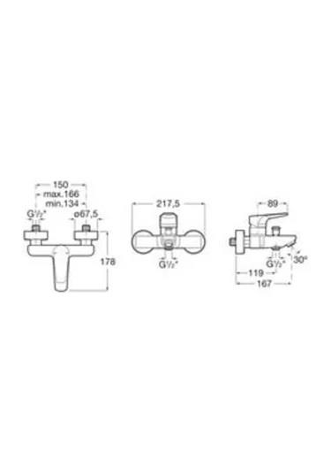 Roca Banyo Bataryası, Atlas, Krom, A5A0290C00