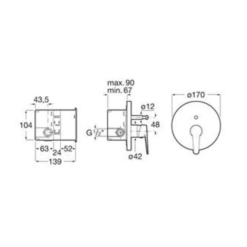 Roca Banyo Bataryası, Estreia, Ankastre, Krom, A5A0B7EC0K