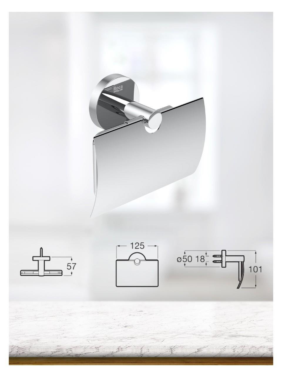 Roca Compas 5 Parçalı Aksesuar Seti : Havluluk, Askı, Halka Havluluk, Sabunluk Ve Kapaklı Tuvalet Kağıtlığı A817560001