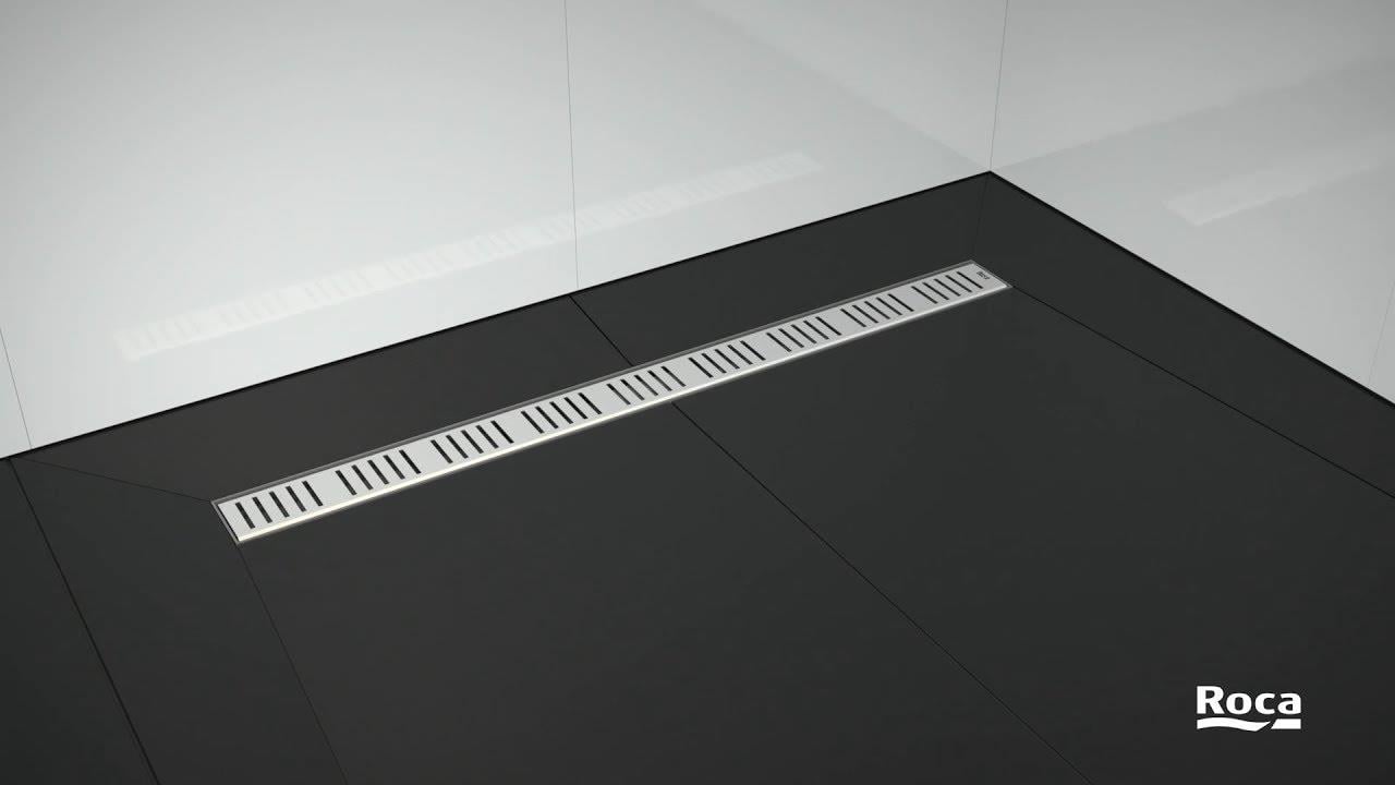 Roca In-Drain Basic Duş Kanalı, Tekstil Membranlı 650 X A276305000VitrAA276305000V-Flow Duş Kanalları