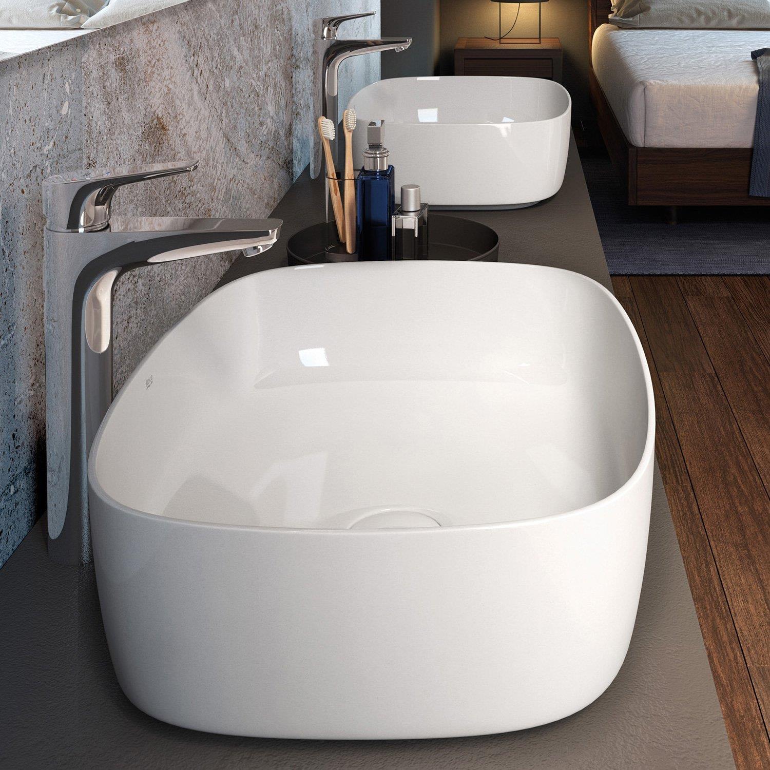 Roca Lavabo, Inspira Soft, Tezgah Üstü, Beyaz, 50X37 , A327500000