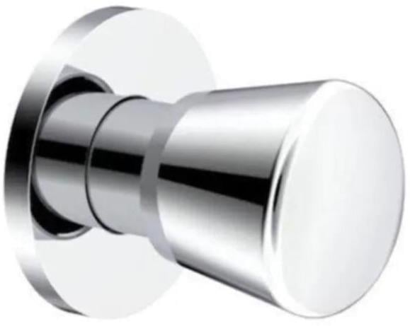 Roca Yuvarlak Kesme Valfi, Aqua, Krom, 1/2 A525168500