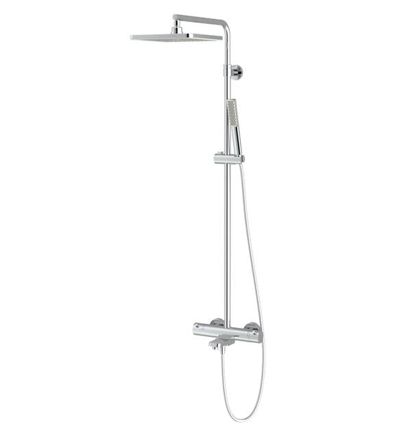 Teska Duş Kolonu, Mira, Termostatik, İki Yönlü, Beyaz Camlı, DK2920C