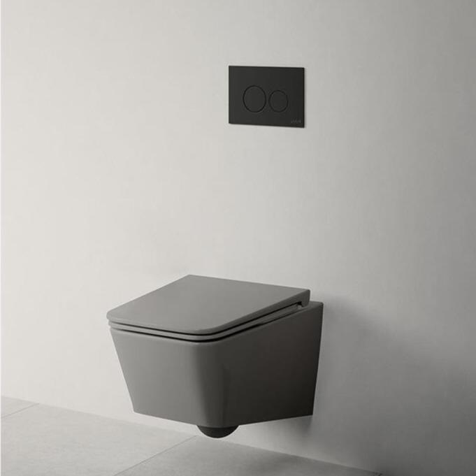 VitrA Asma Klozet, Equal Rim-Ex, Kanalsız, 54 cm, Mat Taş Gri, 7245B476-0090