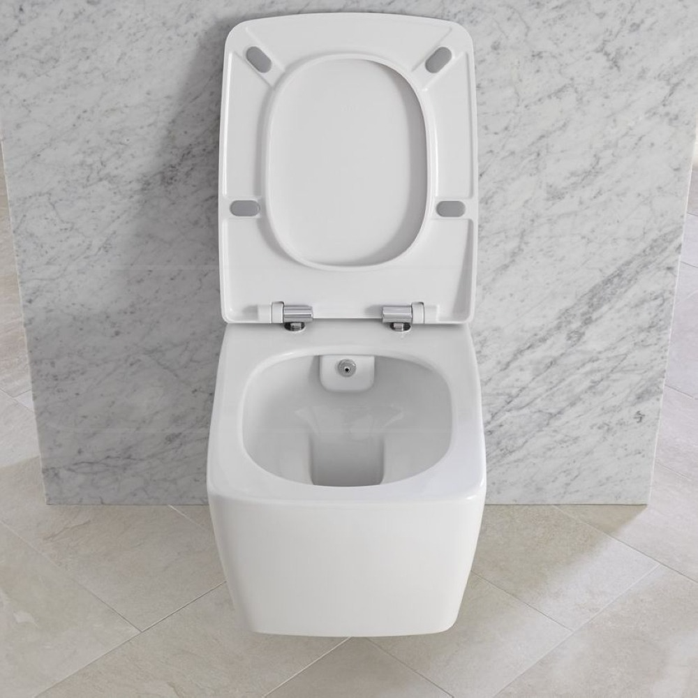 Vitra Asma Klozet, Metropole Rim-ex, Kanalsız, Vitrafresh Deterjan Hazneli ve Entegre Termostatik, Ara Musluklu, 7672B003-7212