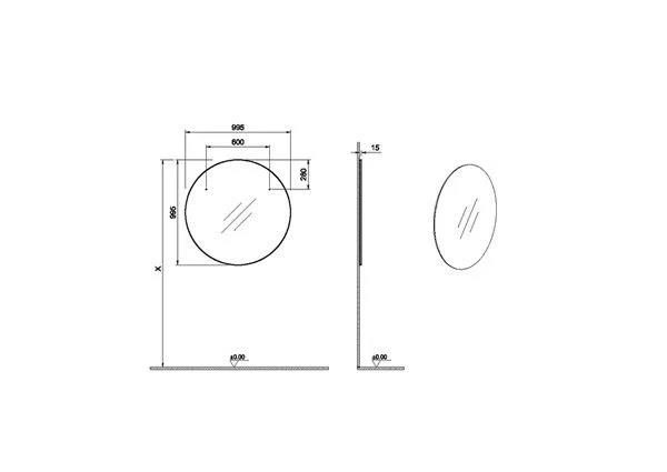 Vitra Basis Yuvarlak Ayna, 100 Cm 67665