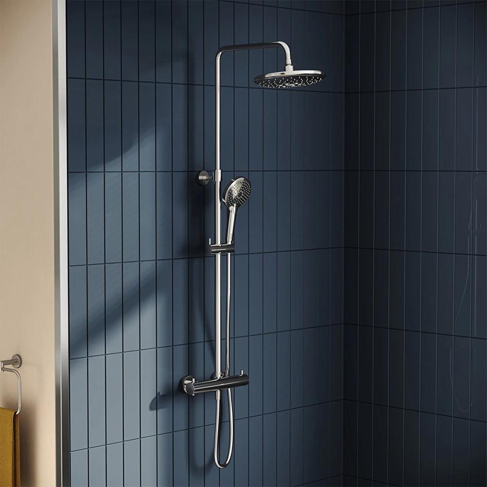 Vitra Duş Kolonu ve Termostatik Duş Bataryası Sistemi, AquaHeat Bliss 240 2F, A47205