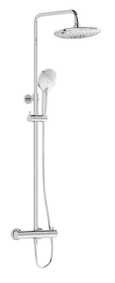 Vitra Duş Kolonu ve Termostatik Duş Bataryası Sistemi, AquaHeat Bliss 240 2F, A47205EXP