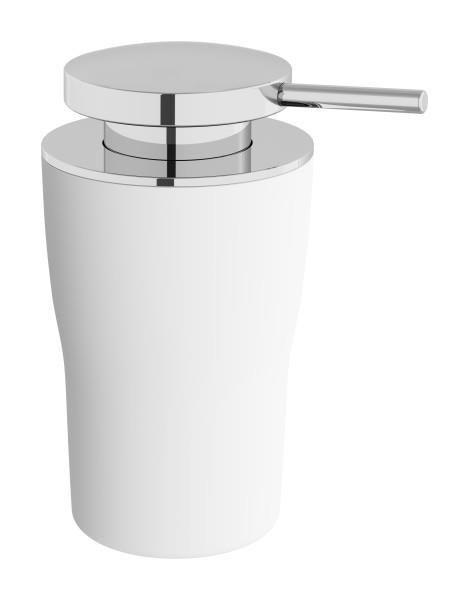 Vitra Eternity Sıvı Sabunluk, Beyaz-Krom A4432057