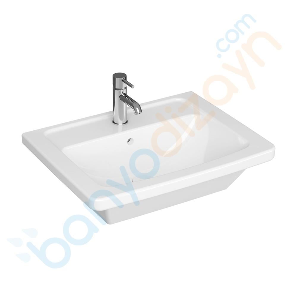 Vitra Form 300 Etajerli Lavabo, 65 cm, 5245B003-0001 VitrA5245B003-0001Etajerli Lavabo