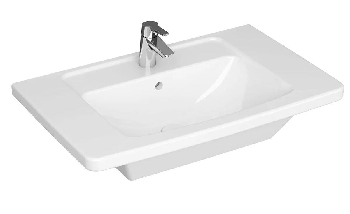 Vitra Form 300 Etajerli Lavabo, 80 cm, 5246B003-0001