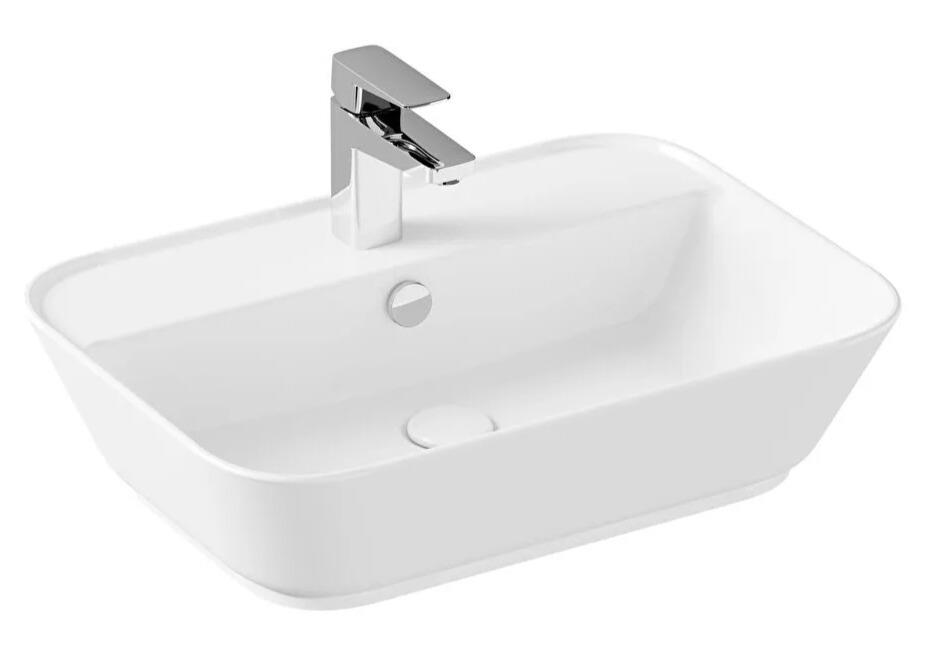 Vitra Geo Dikdörtgen Çanak Lavabo, 60 cm, 7426B003-0001