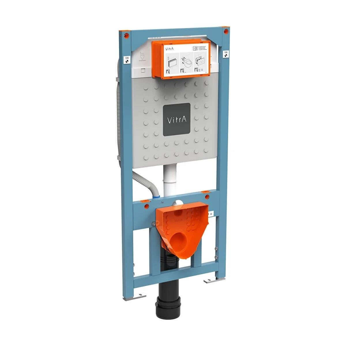 Vitra Gömme Rezervuar Alçıpan Duvar İçi Uygulamalı Set, 3/6 Litre 762-4800-01