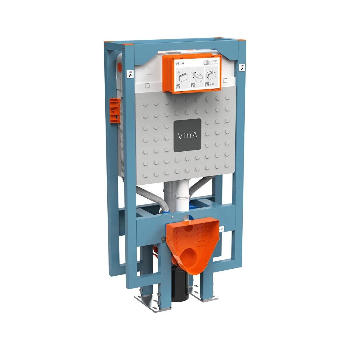 Vitra Gömme Rezervuar Duvar İçi Sırt Sırta Uygulamalı Set, 2,5/4 Litre 748-5850-02