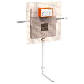 Vitra Gömme Rezervuar, İnce Çift Kademeli, Hela taşları İçin Set, 3/6 Litre, 768-1700-01 VitrA768-1700-01Hela Taşı İçin Gömme Rezervuarlar