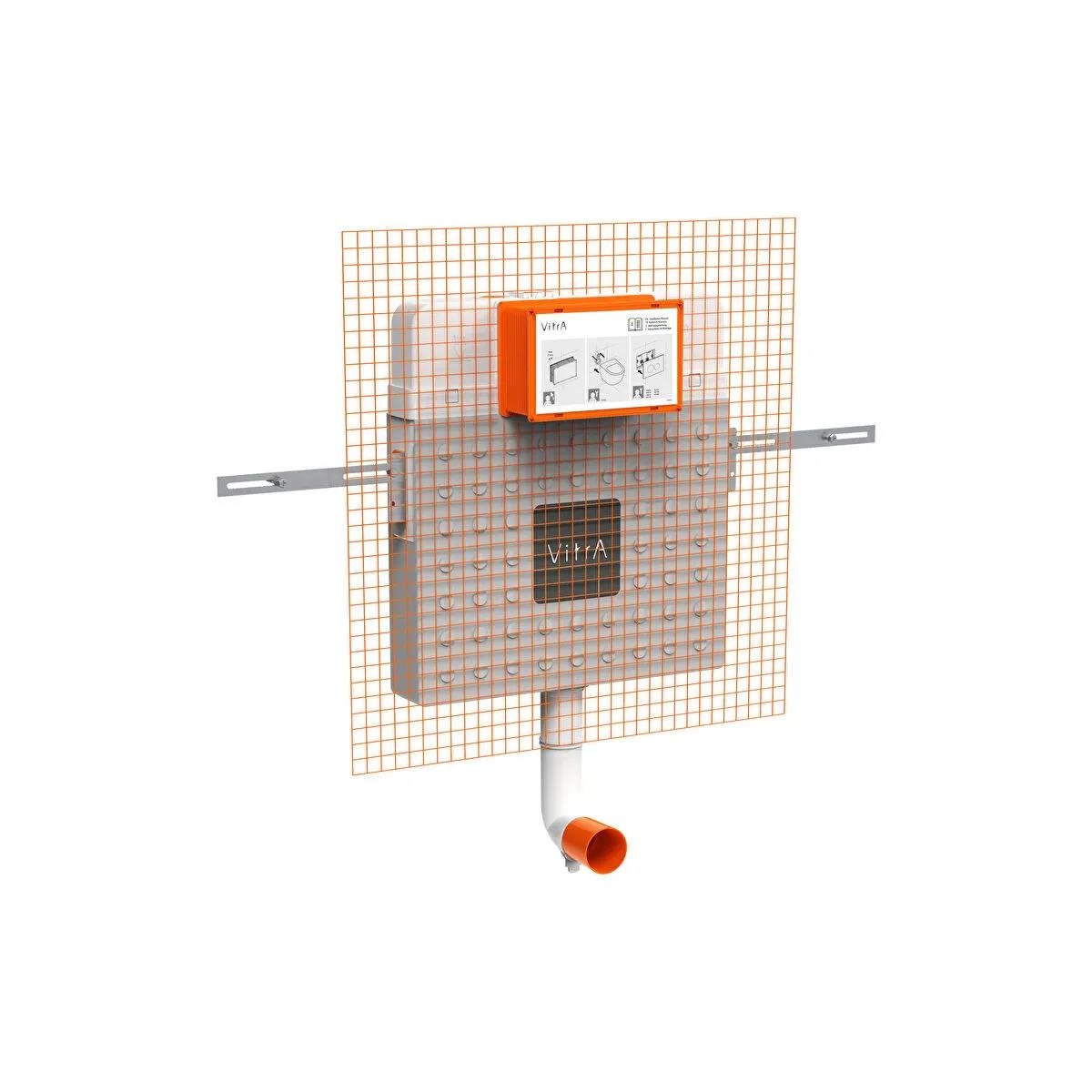 Vitra Gömme Rezervuar, Tek Ve Çocuk Klozetleri İçin Set, İnce , 3/6 Litre 768-1740-01