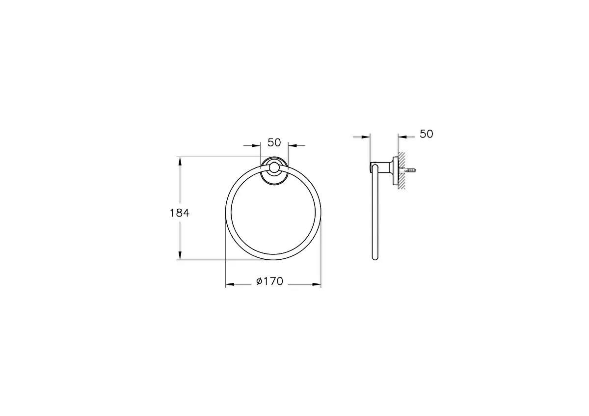 Vitra Havluluk, Base 300, Halka, A44110