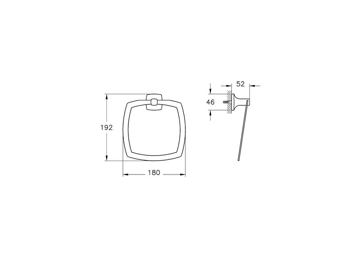 Vitra Havluluk, Base 400, Halka, A44120