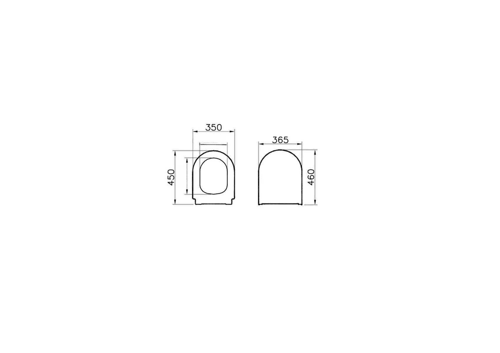 Vitra Klozet Kapağı, Nuova, Yavaş Kapanır, 95-003-009