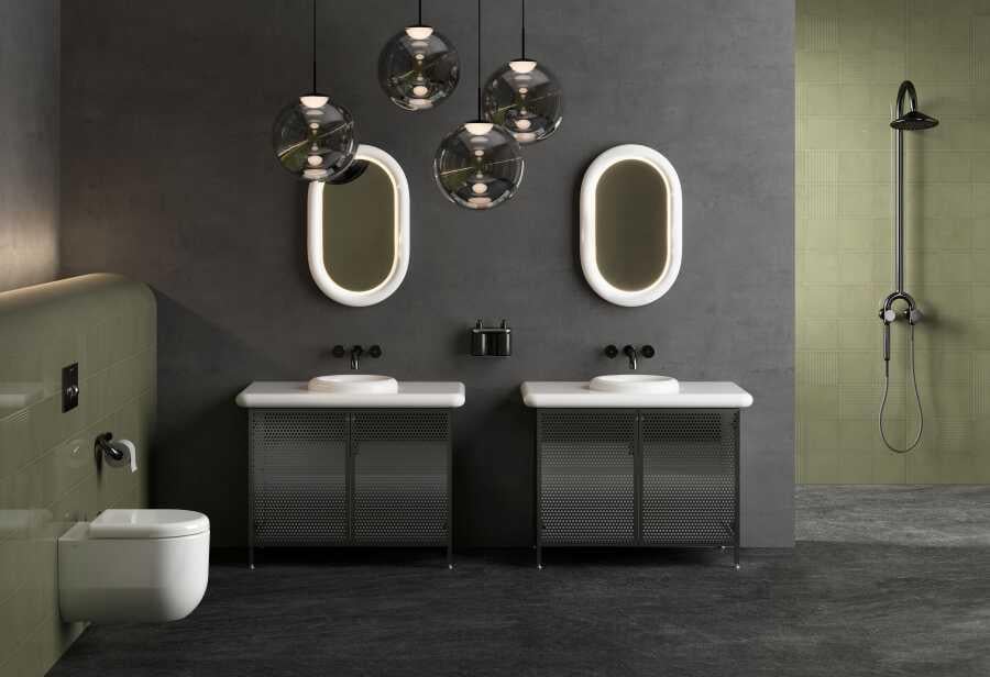 Vitra Lavabo Bataryası, Liquid, Ankastre, Uzun (Sıva Üstü Grubu) Parlak Siyah, A4268939