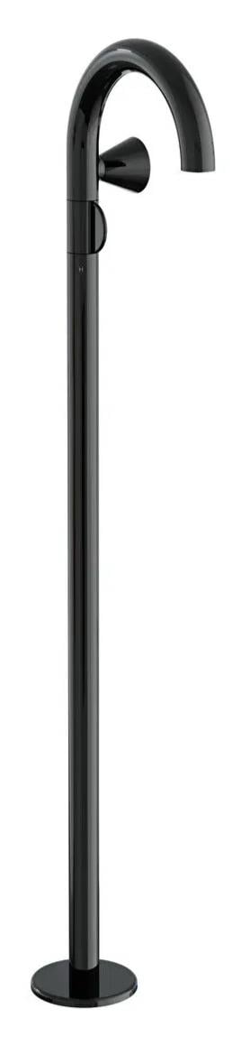 Vitra  Lavabo Bataryası, Liquid, Yerden, Sağ El, Parlak Siyah, A4277539