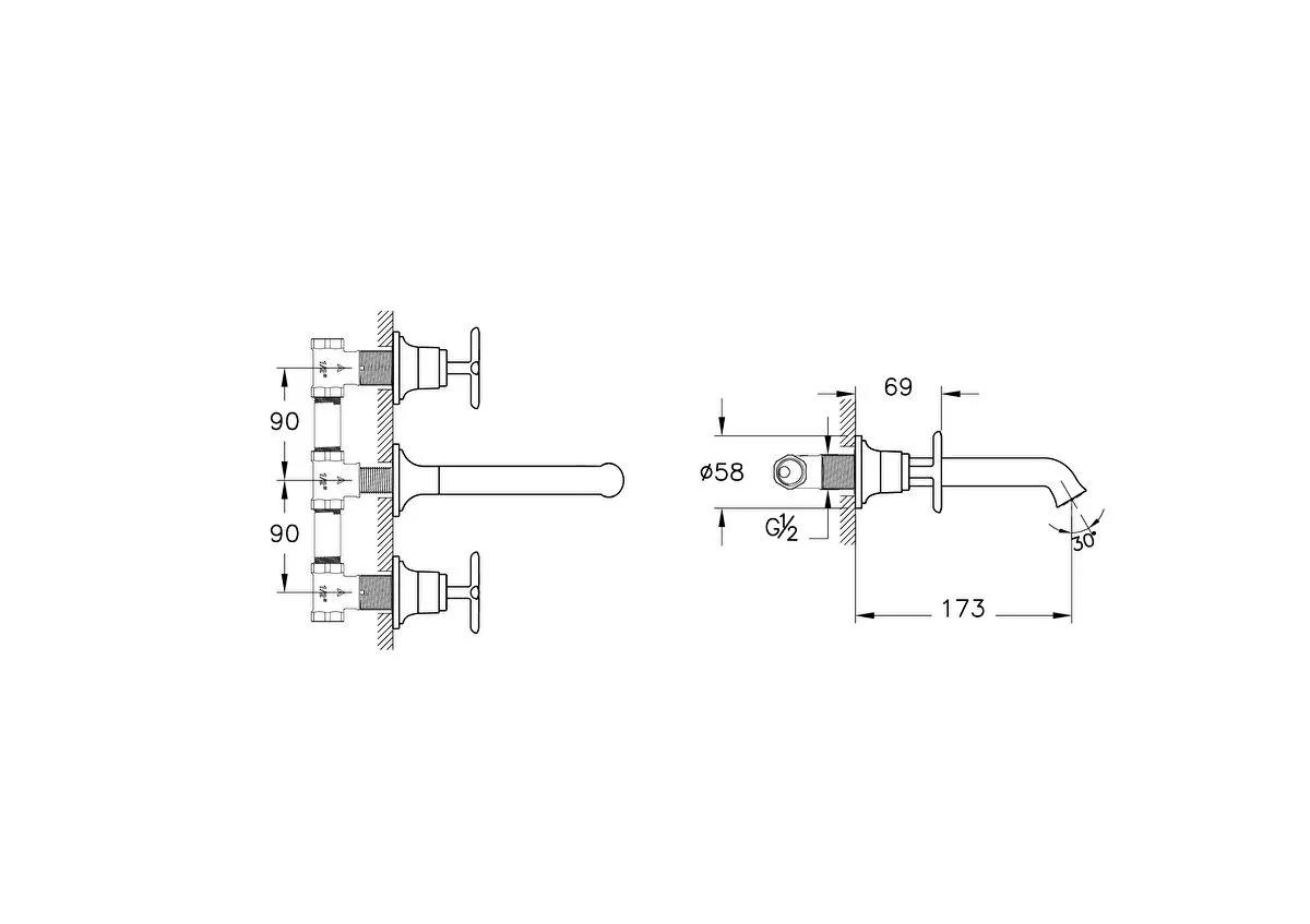 Vitra Lavabo Bataryası, Origin, A4289029