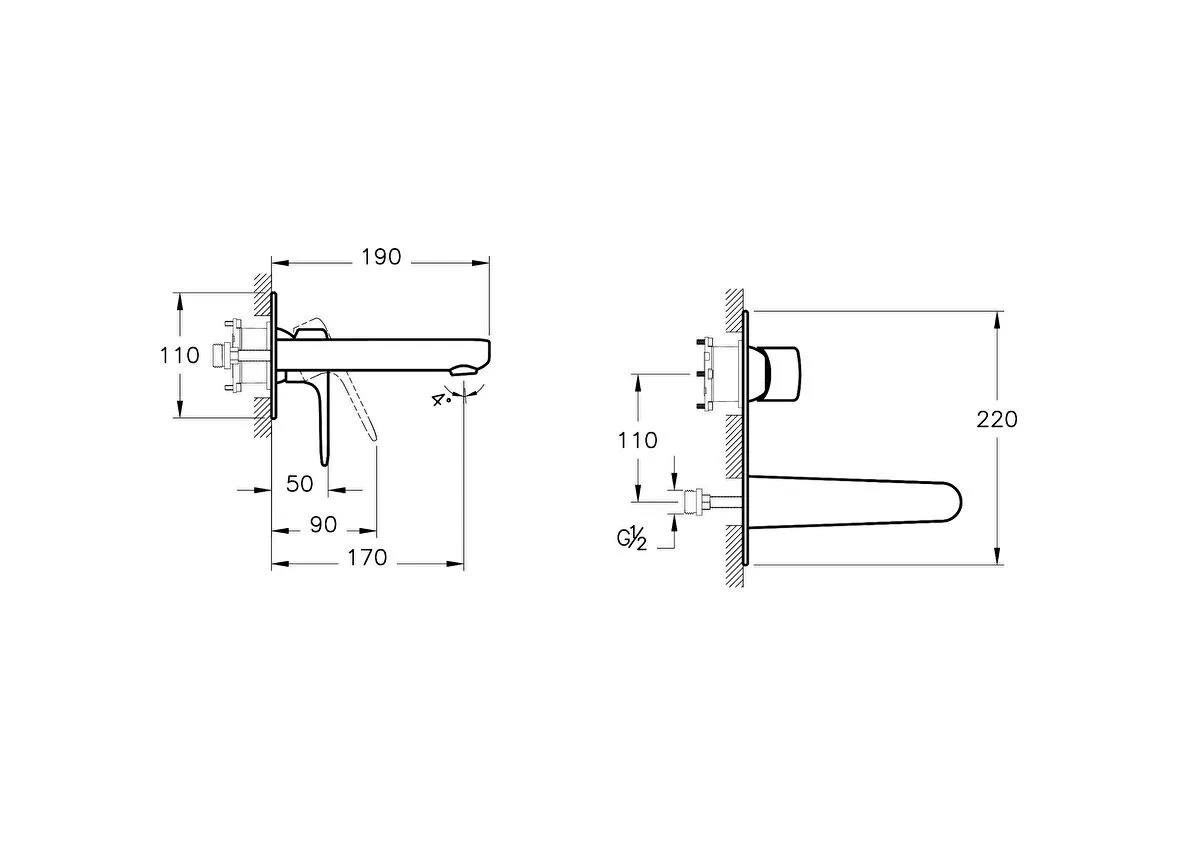 Vitra Lavabo Bataryası, Root Round, Ankastre (Sı A42721EXP