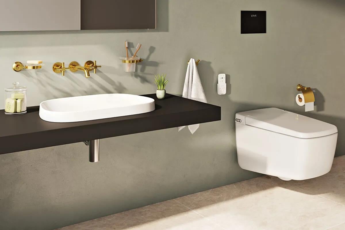 Vitra Lavabo, Frame, Tezgah Üstü, TV, 58 cm, Mat Beyaz, 5653B401-0016