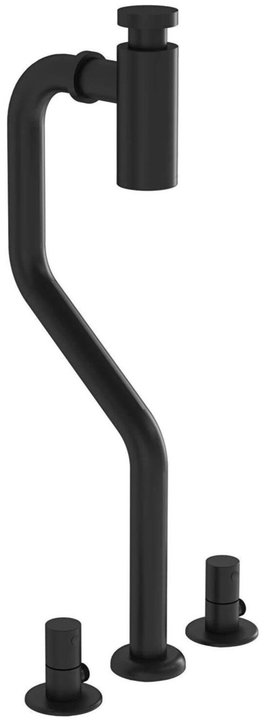 Vitra Lavabo Sifonu, Origin Monoblok, Mat Siyah, A4515736
