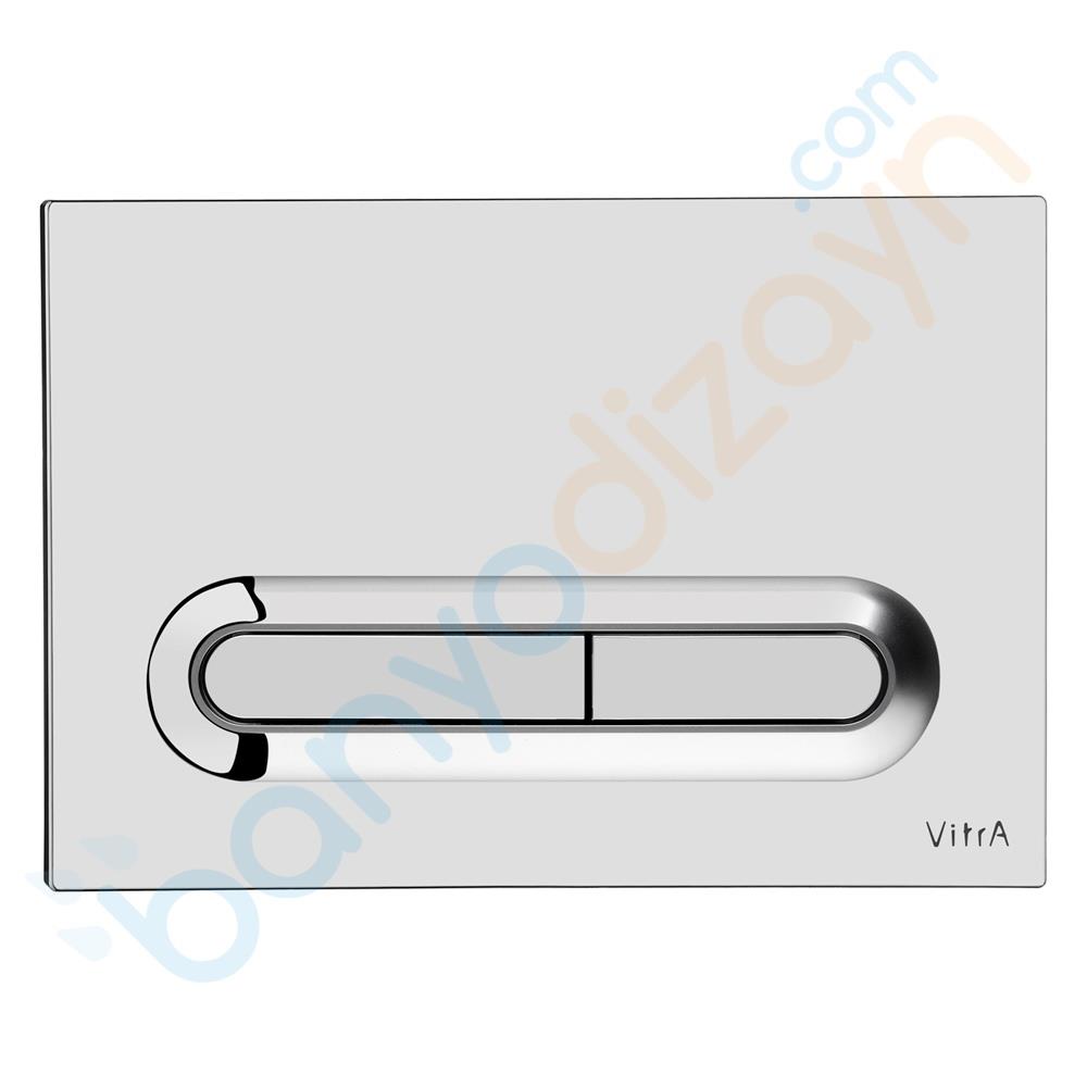 Vitra Loop T Kumanda Paneli, Parlak Krom 740-0780VitrA740-0780Kumanda Paneli
