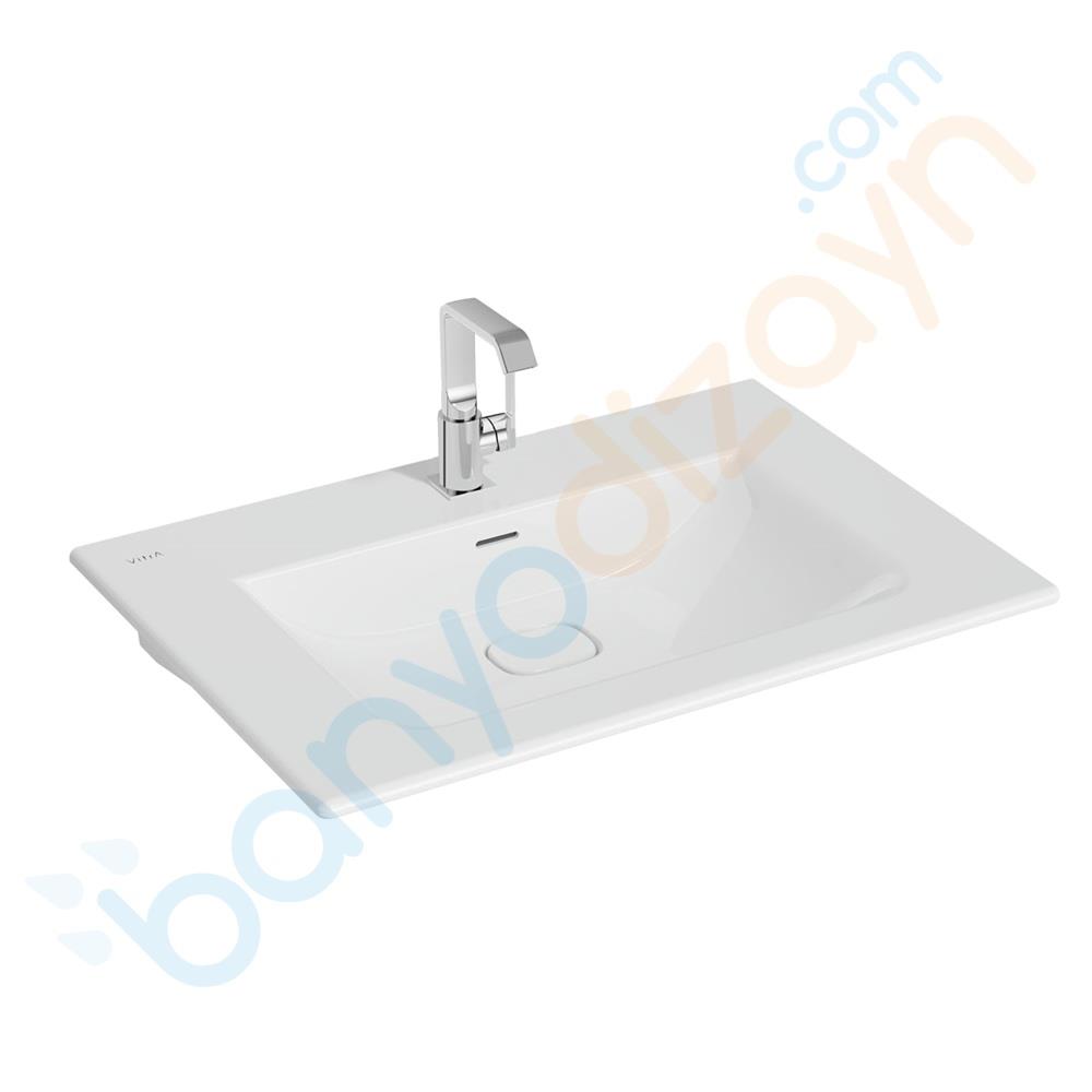 Vitra Metropole Etajerli Lavabo, 80 cm, 7538B003-0001 VitrA7538B003-0001Etajerli Lavabo