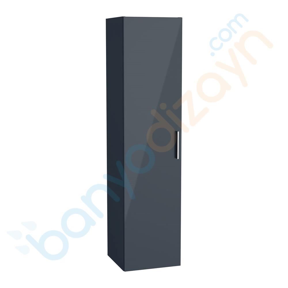 Vitra Mia Boy Dolabı, Antrasit, 66167 VitrA66167Banyo Dolabı Takımı ve Boy Dolabı