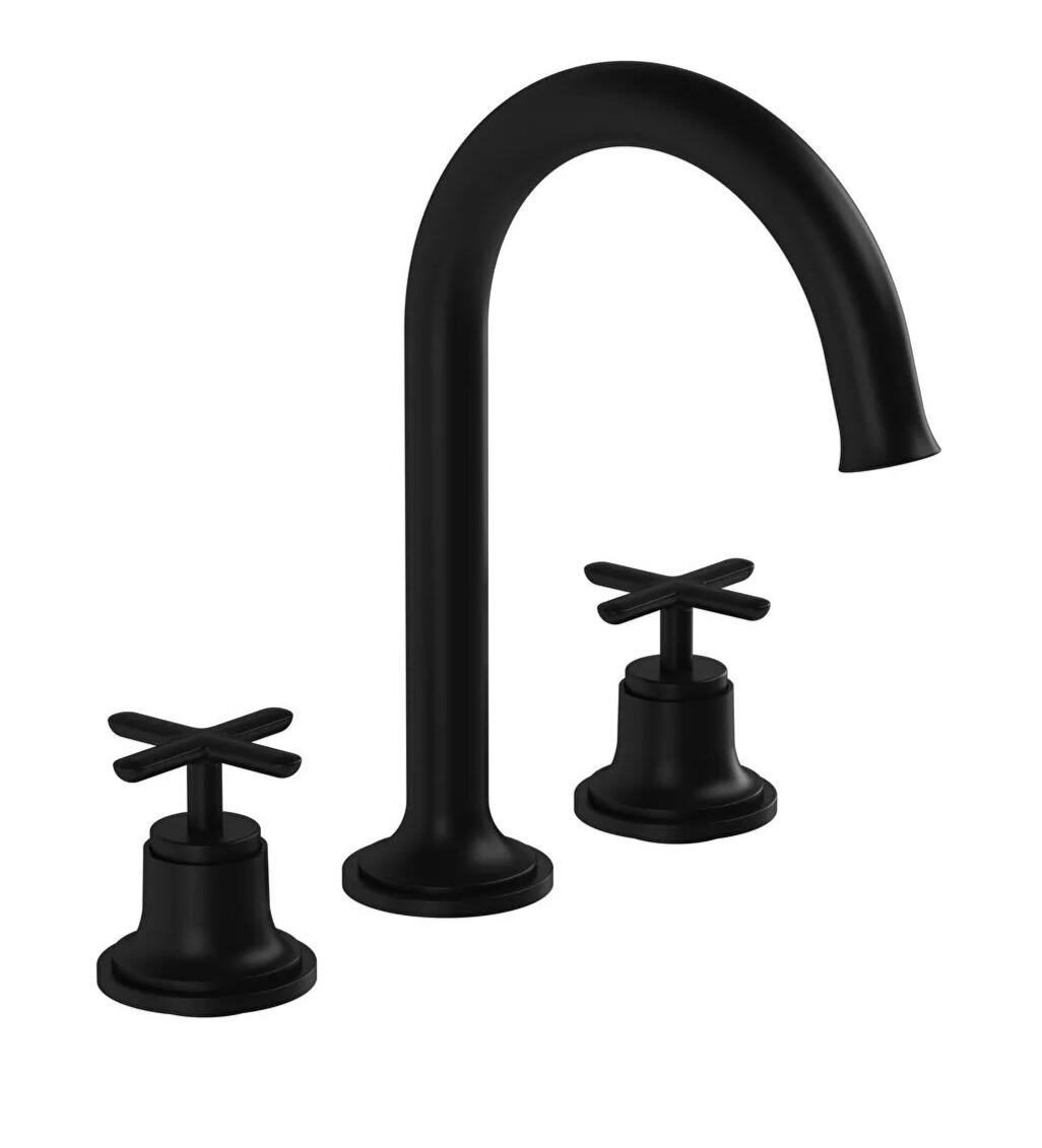 Vitra Origin Classic Ankastre Lavabo Bataryası (3 Delikli Lavabolar İçin) Mat Siyah A4289136